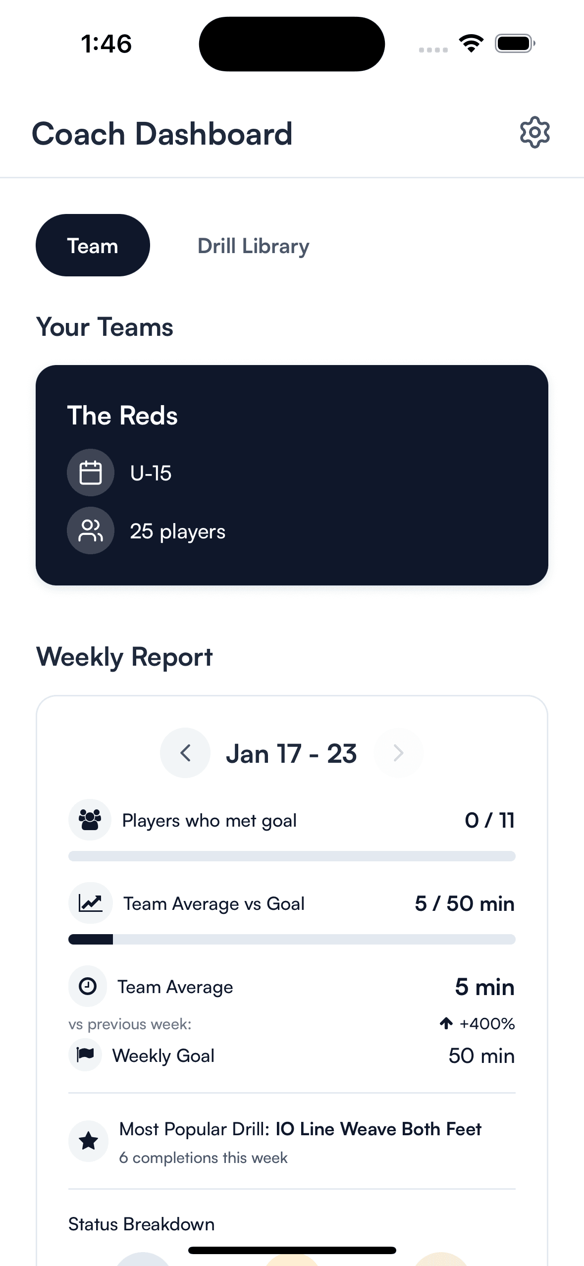 Footwork Coach app screenshot 1