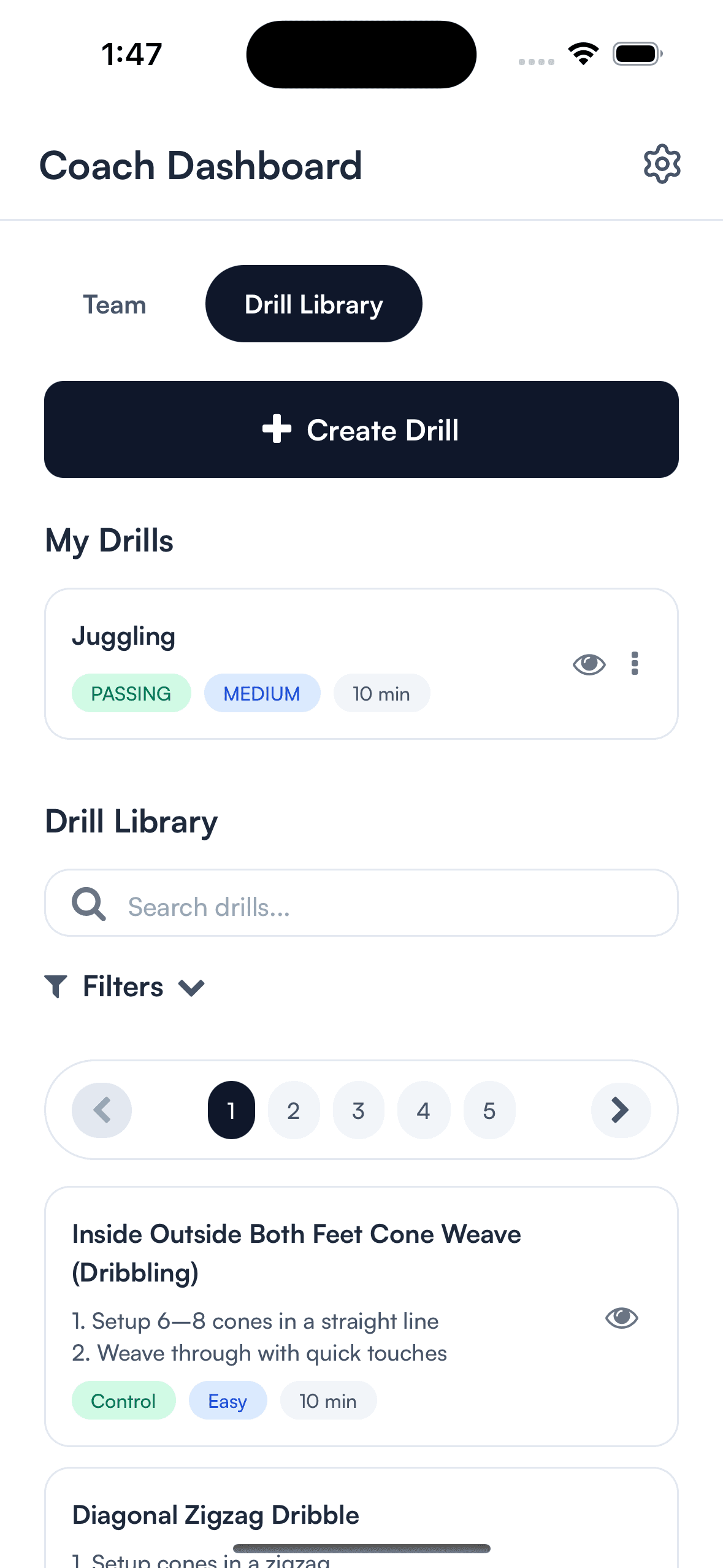 Footwork Coach app screenshot 3