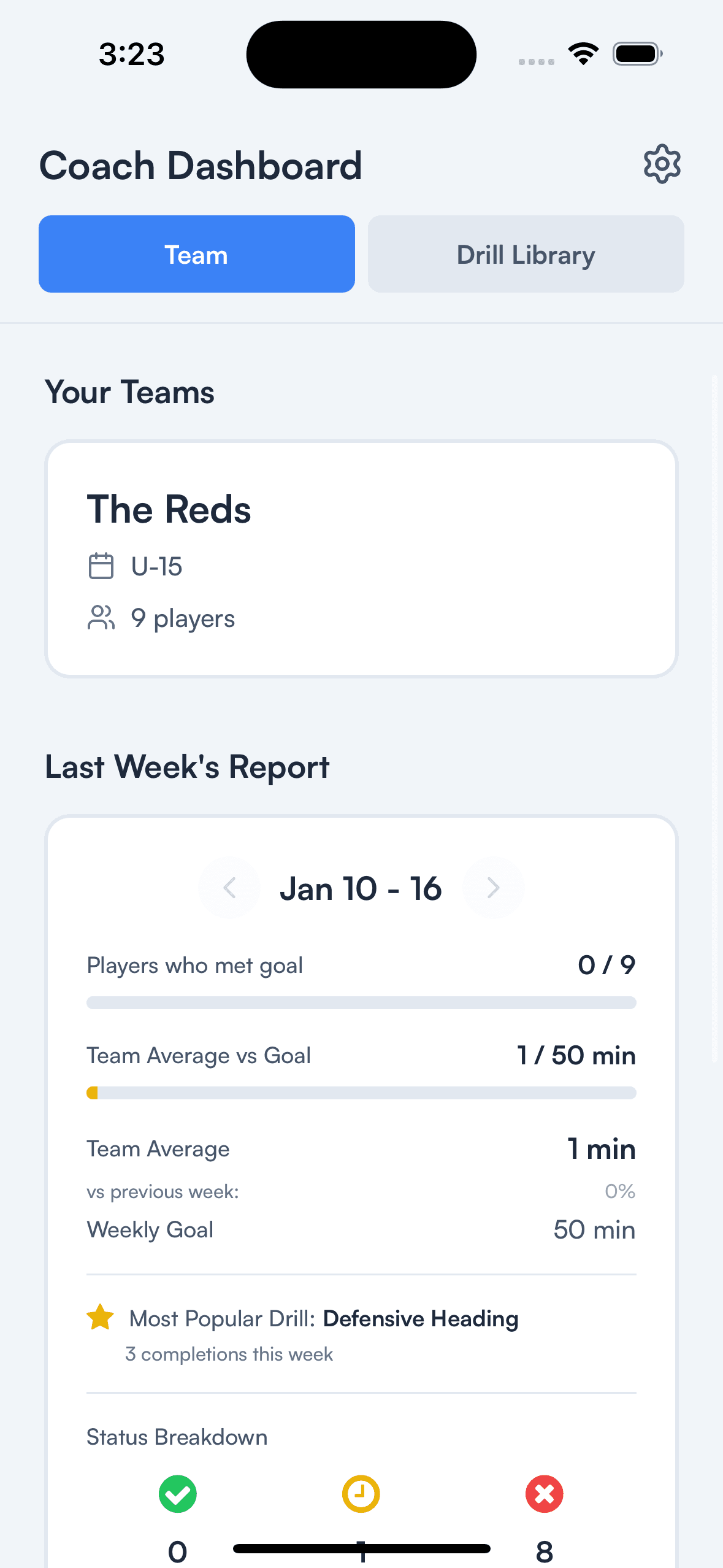 Footwork Coach app screenshot 1